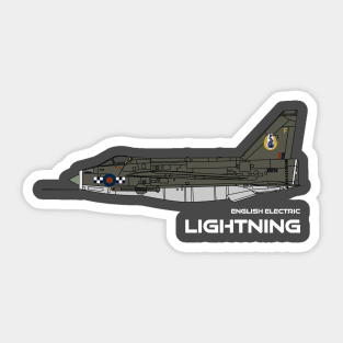 English Electric Lightning (19 Sqd RAF) Sticker